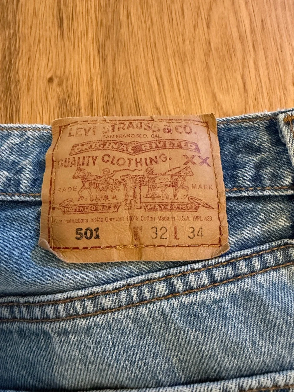 Vintage 90s Levi’s 501 W32 x L34 (30.5 x 33) - Picture 3 of 6